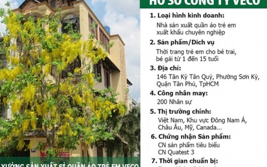 XƯỞNG MAY QUẦN ÁO TRẺ EM GIÁ SỈ VECO