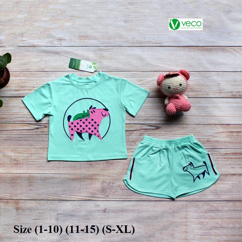 Xưởng may quần áo trẻ em giá sỉ VECO - bộ sọt bi dog (1)