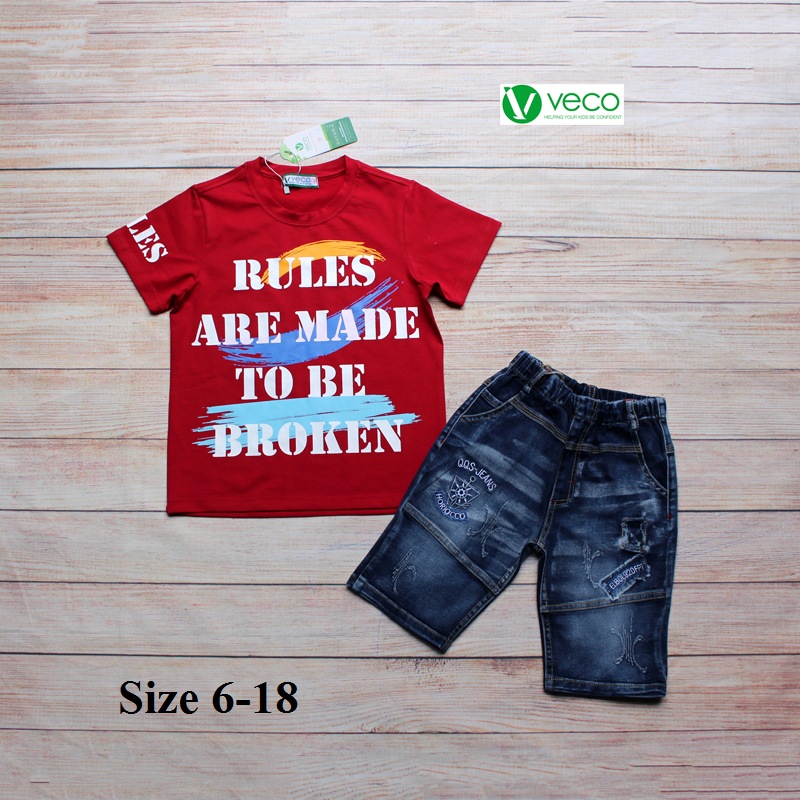 xưởng may quần áo trẻ em giá sỉ VECO - bộ jean nam Rules 50kg (3)