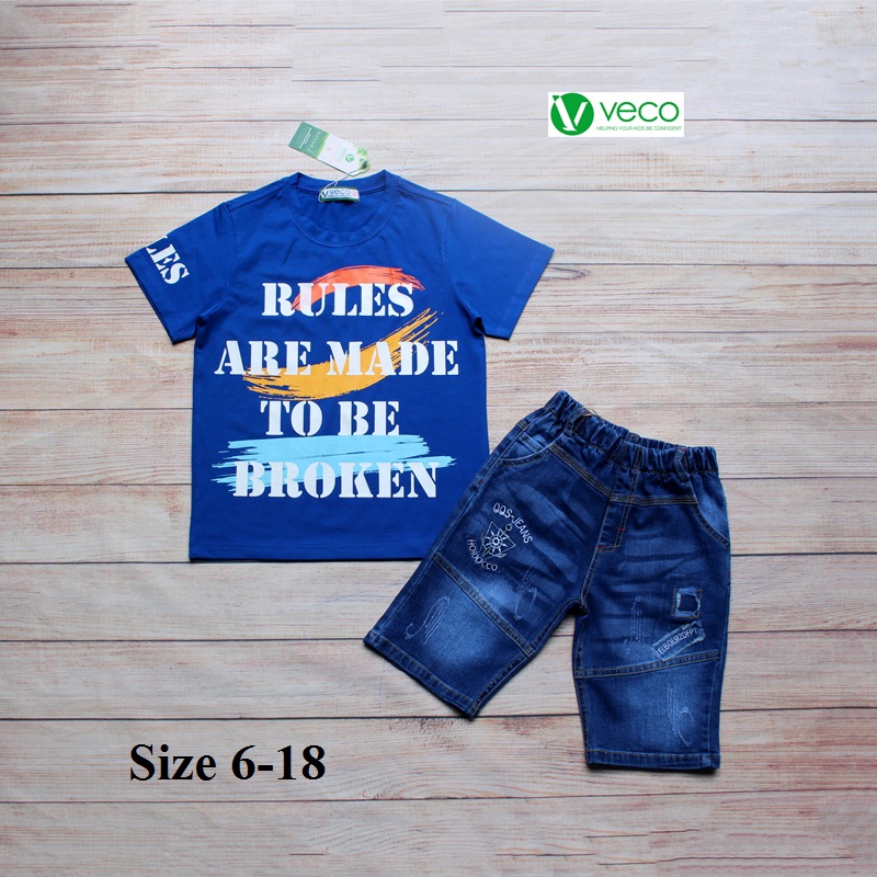 xưởng may quần áo trẻ em giá sỉ VECO - bộ jean nam Rules 50kg (5)