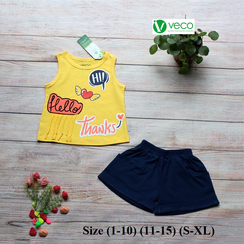 Bộ sọt bé gái Hello duyên dáng
